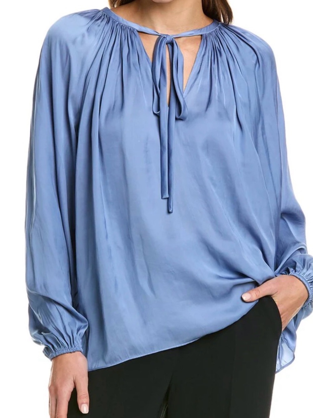 Ramy Brook Dusty Blue Blouse